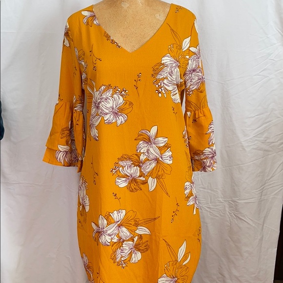 Belongsci BELL FLORAL SHIFT DRESS NWT - Picture 6 of 13